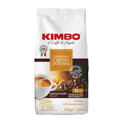 "Kimbo Espresso Crema Intensa" - kavos pupelės - 1 kilogramas